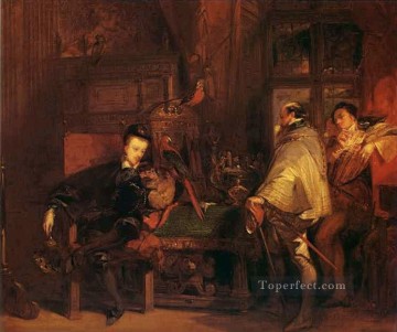 アンリ3世とロマンティック英国大使リチャード・パークス・ボニントン Oil Paintings